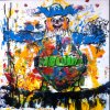 'Bruno Baumausreißer' - Acryl, Tusche / Papier, Leimholz - 60 x 60 cm - 04.01.14 